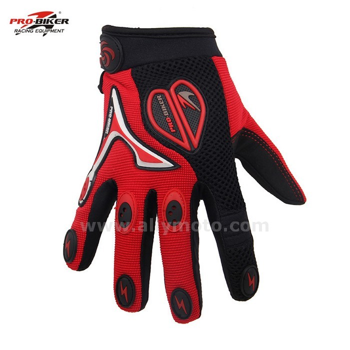 130 Full Finger Gridding Gloves Outdoor Sport Motocross Protective Gear Breathable Glove@4